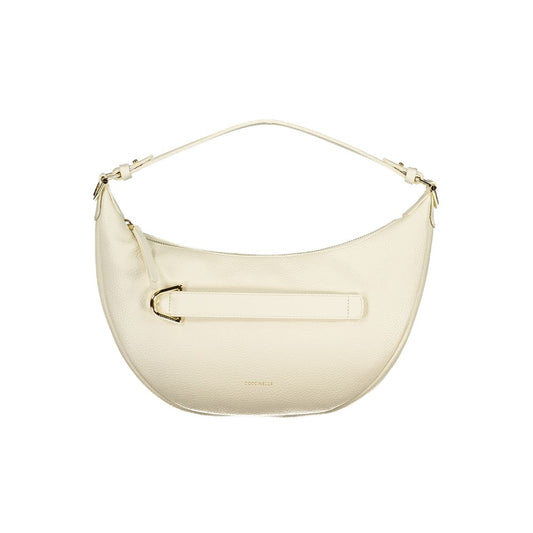 Coccinelle White Leather Handbag - ClickThatClicks 
