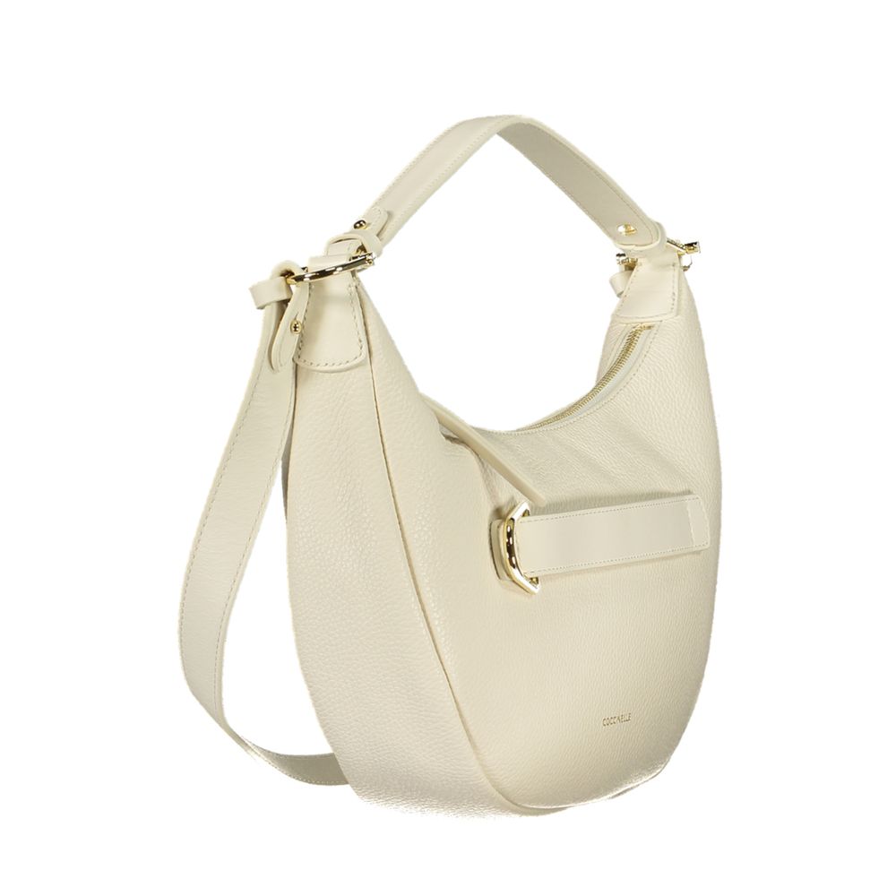 Coccinelle White Leather Handbag - ClickThatClicks 