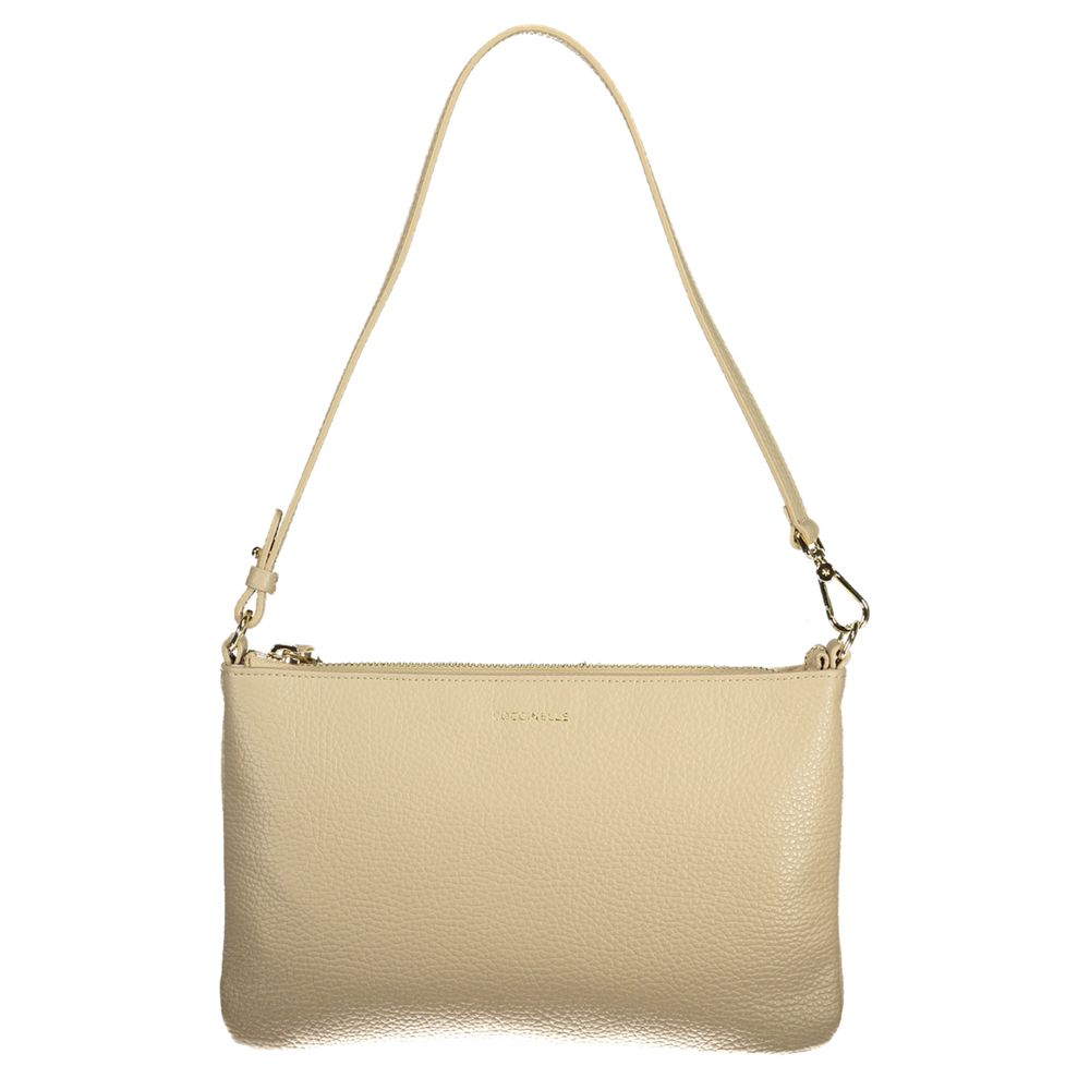 Coccinelle Beige Pelle Women Handbag - ClickThatClicks 