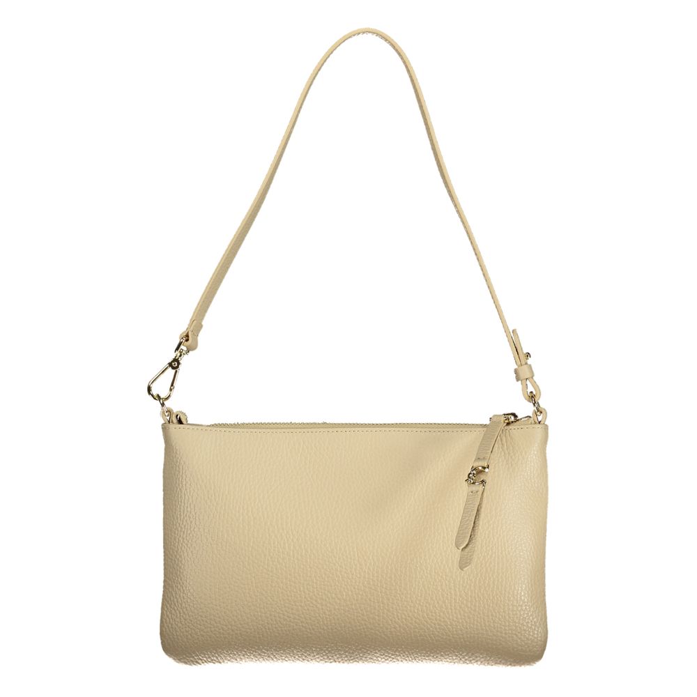 Coccinelle Beige Pelle Women Handbag - ClickThatClicks 