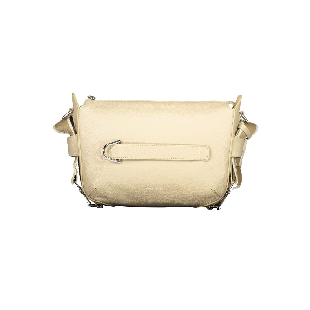 Coccinelle Beige Leather Womens Handbag - ClickThatClicks 