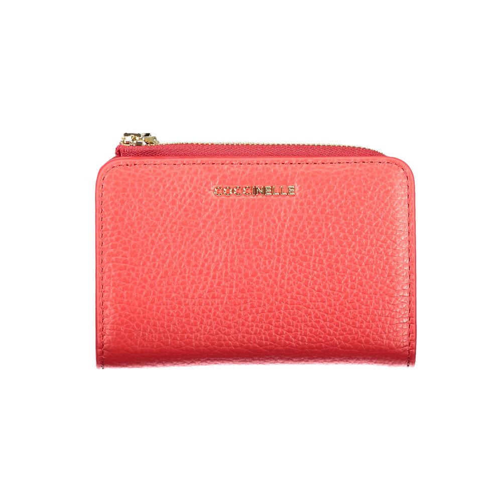 Coccinelle Rosso Pelle Women Wallet - ClickThatClicks 