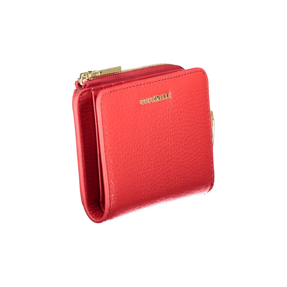 Coccinelle Rosso Pelle Women Wallet - ClickThatClicks 