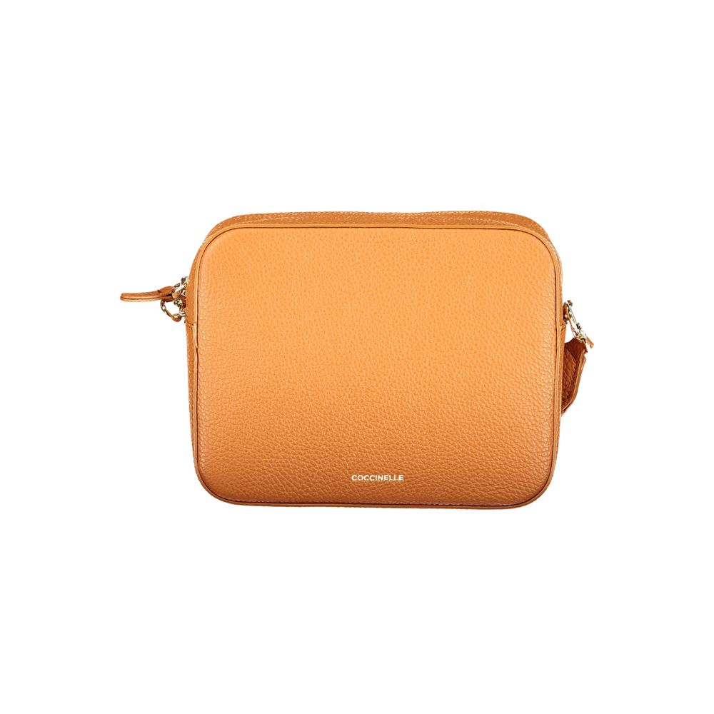 Coccinelle Arancione Leather Women Handbag - ClickThatClicks 