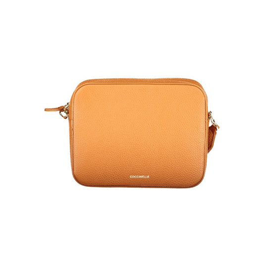 Coccinelle Arancione Leather Women Handbag - ClickThatClicks 