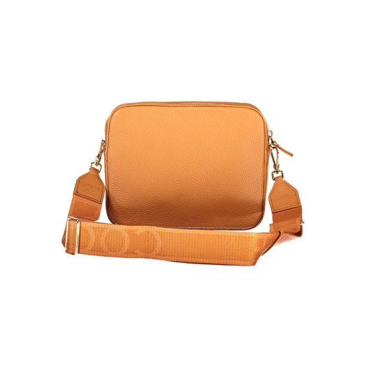Coccinelle Arancione Leather Women Handbag - ClickThatClicks 