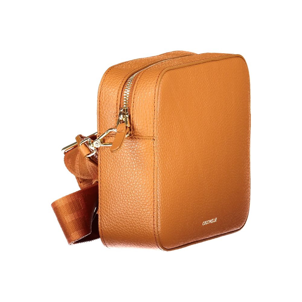 Coccinelle Arancione Leather Women Handbag - ClickThatClicks 