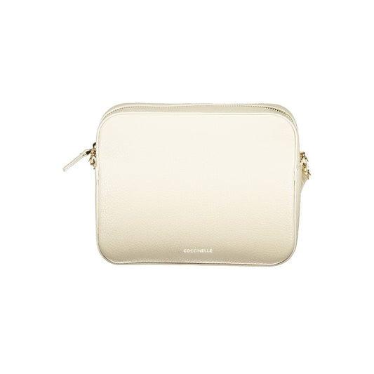 Coccinelle Bianco Pelle Woman Handbag - ClickThatClicks 