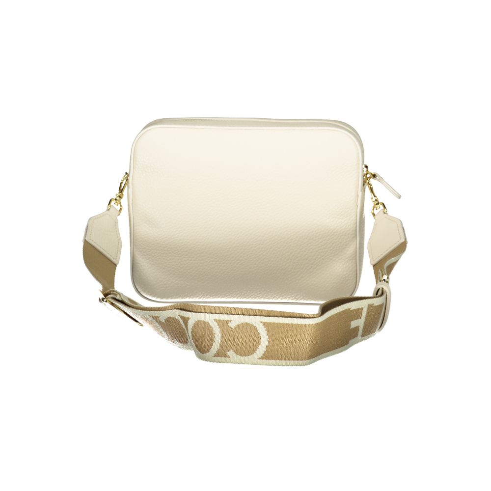 Coccinelle Bianco Pelle Woman Handbag - ClickThatClicks 