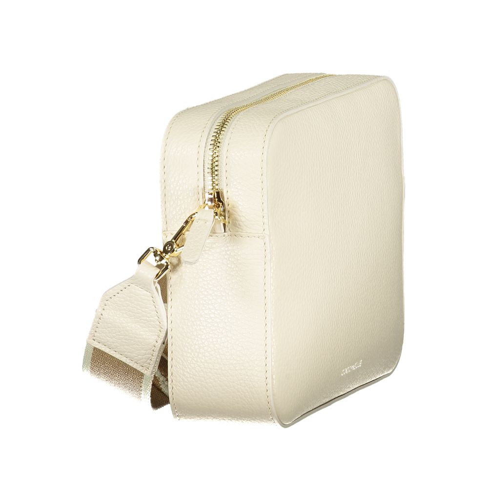 Coccinelle Bianco Pelle Woman Handbag - ClickThatClicks 