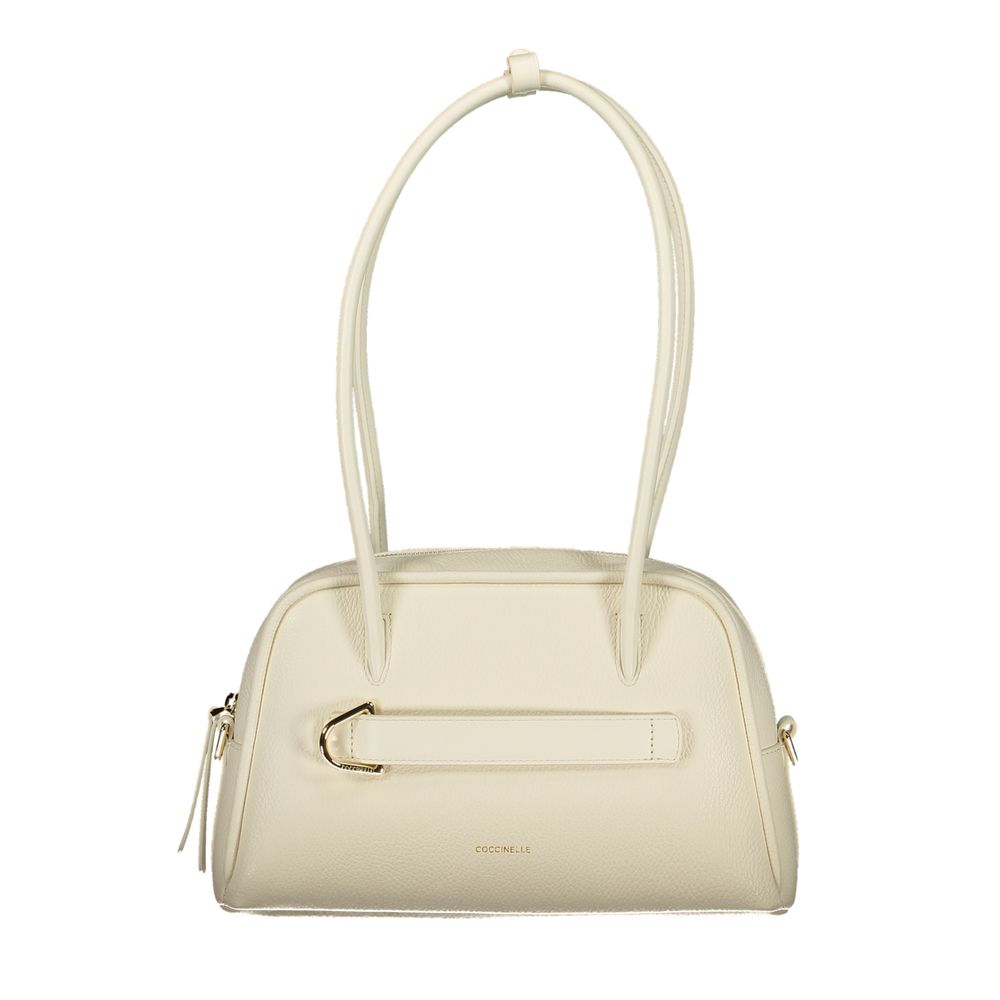 Coccinelle Bianco Pelle Women Handbag - ClickThatClicks 