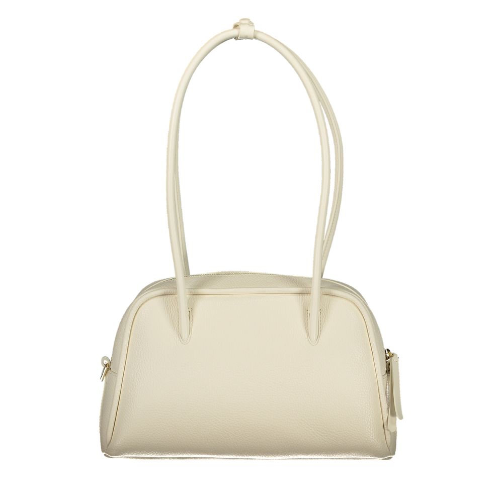 Coccinelle Bianco Pelle Women Handbag - ClickThatClicks 