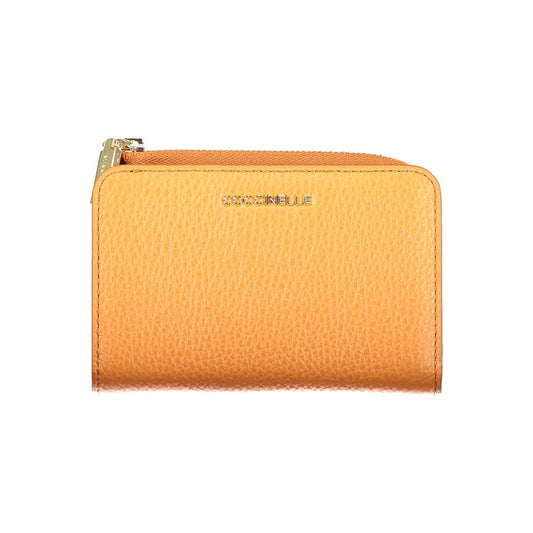 Coccinelle Arancione Leather Women Wallet - ClickThatClicks 