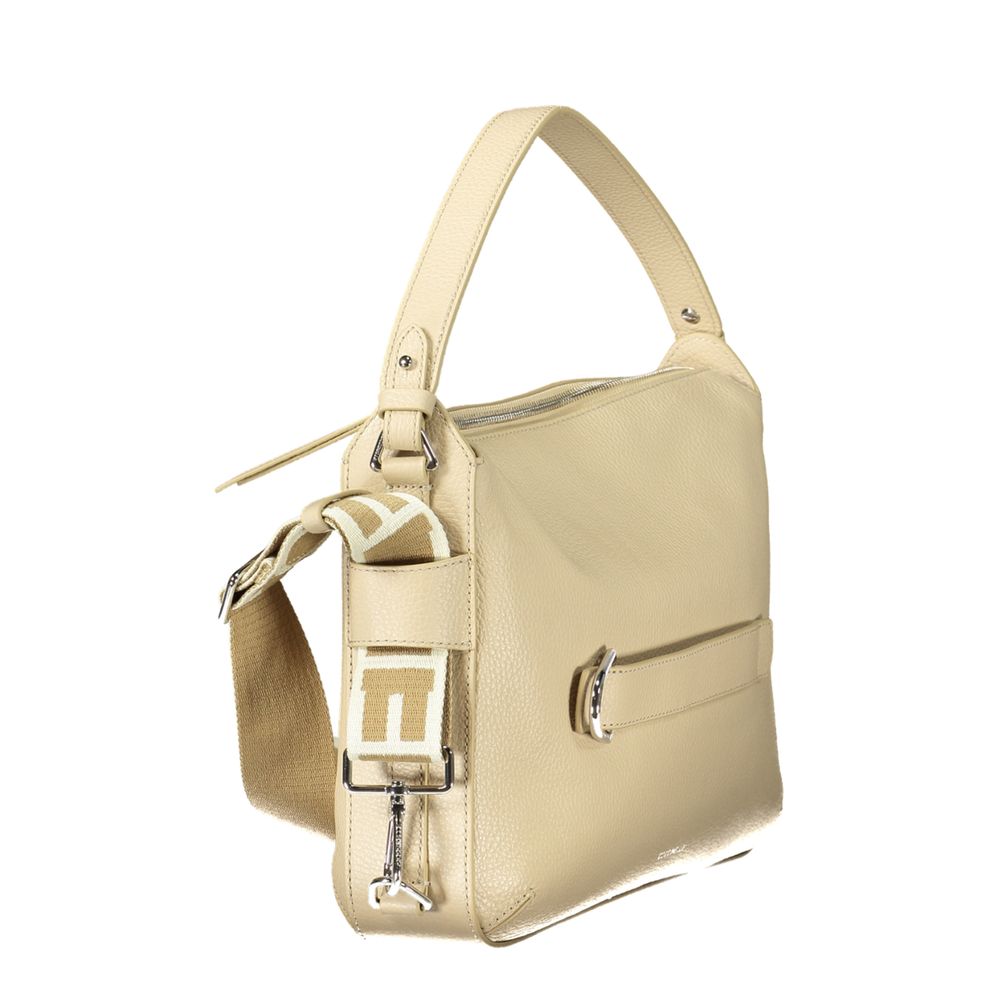 Coccinelle Beige Leather Women Handbag - ClickThatClicks 