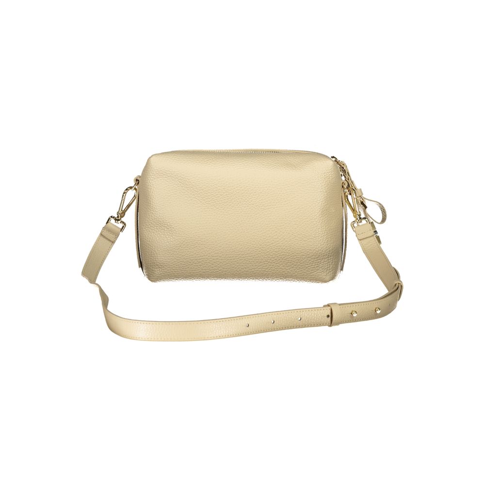 Coccinelle Beige Leather Women Handbag - ClickThatClicks 
