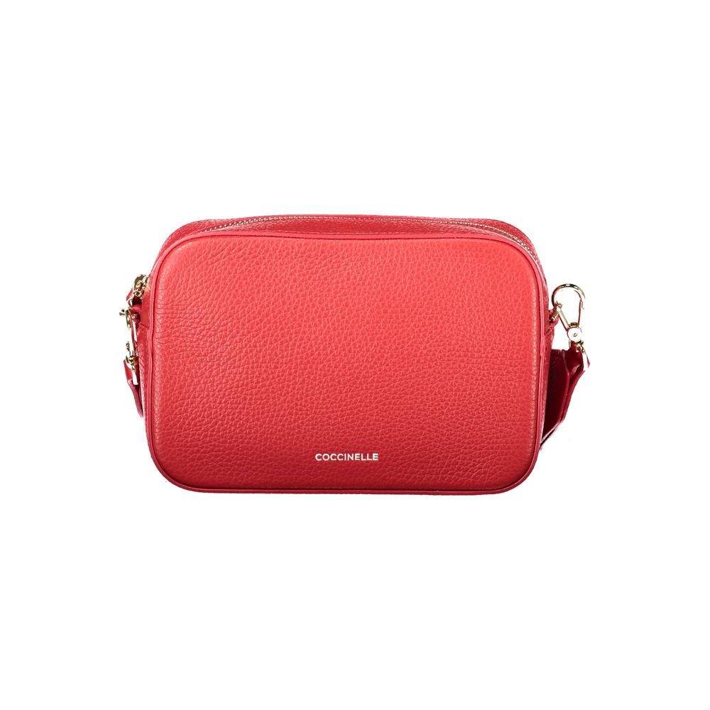 Coccinelle Rosso Pelle Woman Handbag - ClickThatClicks 