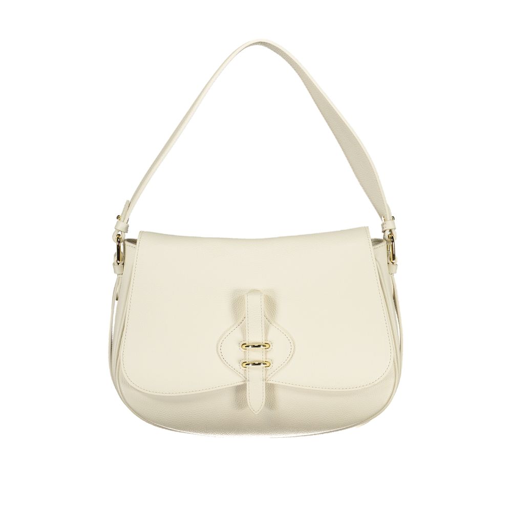 Coccinelle Bianco Pelle Women Handbag - ClickThatClicks 
