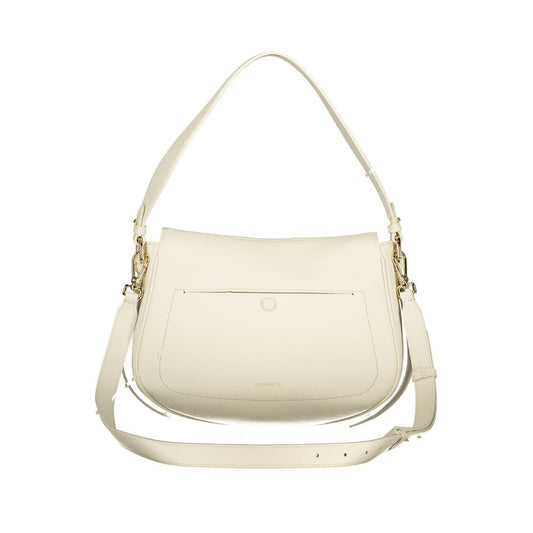 Coccinelle Bianco Pelle Women Handbag - ClickThatClicks 