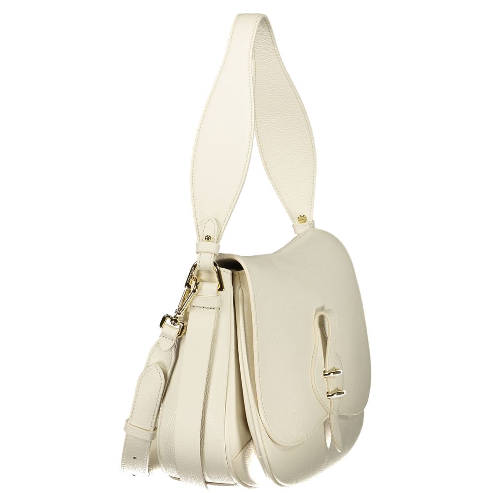 Coccinelle Bianco Pelle Women Handbag - ClickThatClicks 