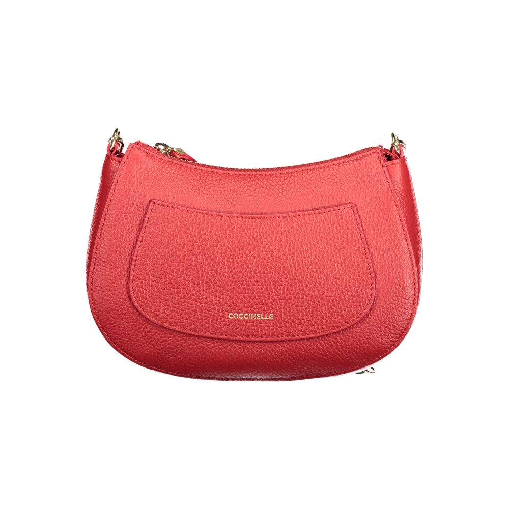 Coccinelle Rosso Pelle Women Handbag - ClickThatClicks 