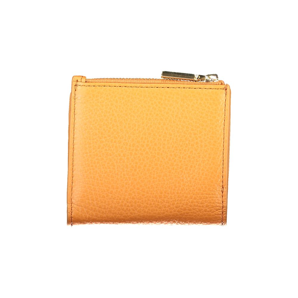 Coccinelle Arancione Leather Women Wallet - ClickThatClicks 
