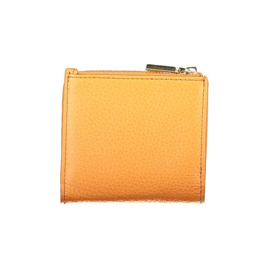 Coccinelle Arancione Leather Women Wallet - ClickThatClicks 