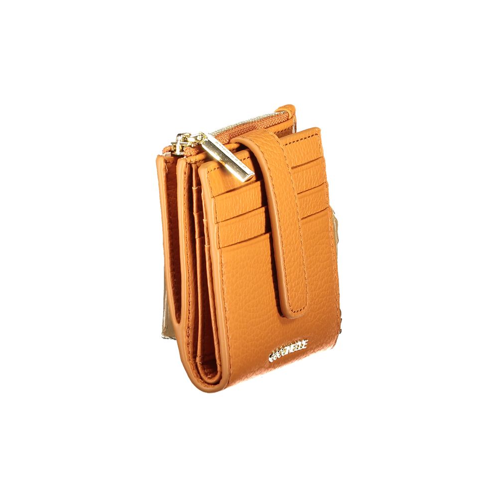 Coccinelle Arancione Leather Women Wallet - ClickThatClicks 