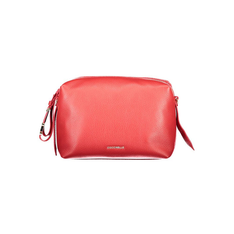 Coccinelle Rosso Pelle Women Handbag - ClickThatClicks 