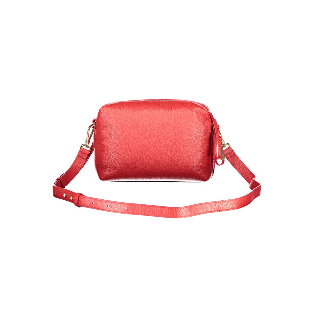 Coccinelle Rosso Pelle Women Handbag - ClickThatClicks 