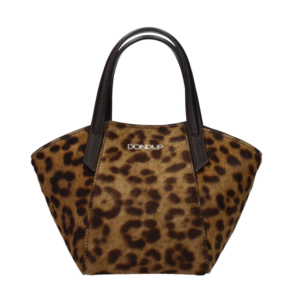 Dondup Brown Horsehair Handbag - ClickThatClicks 