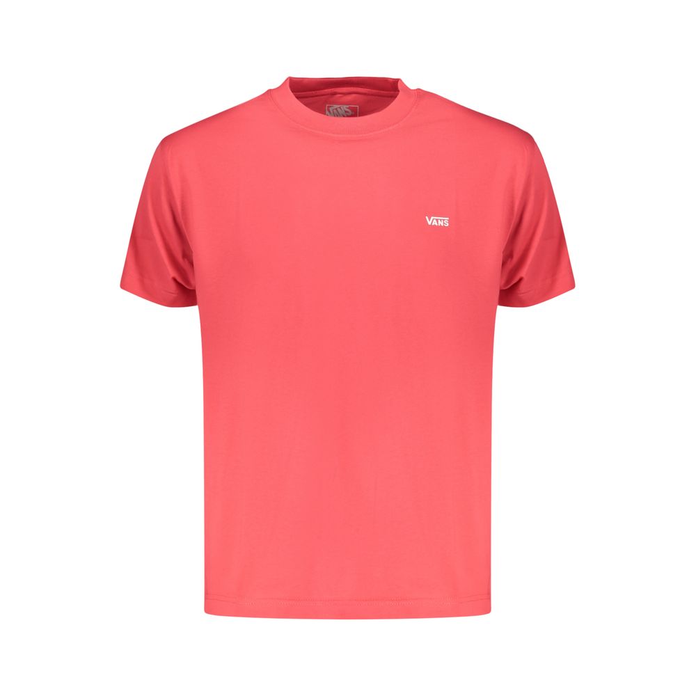 Vans Red Cotton Men T-Shirt - ClickThatClicks 