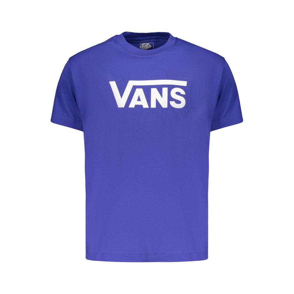 Vans Blu Cotton Men T-Shirt - ClickThatClicks 