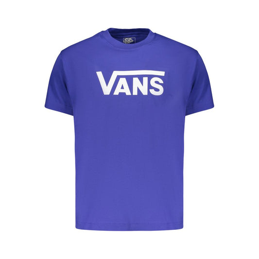 Vans Blu Cotton Men T-Shirt - ClickThatClicks 