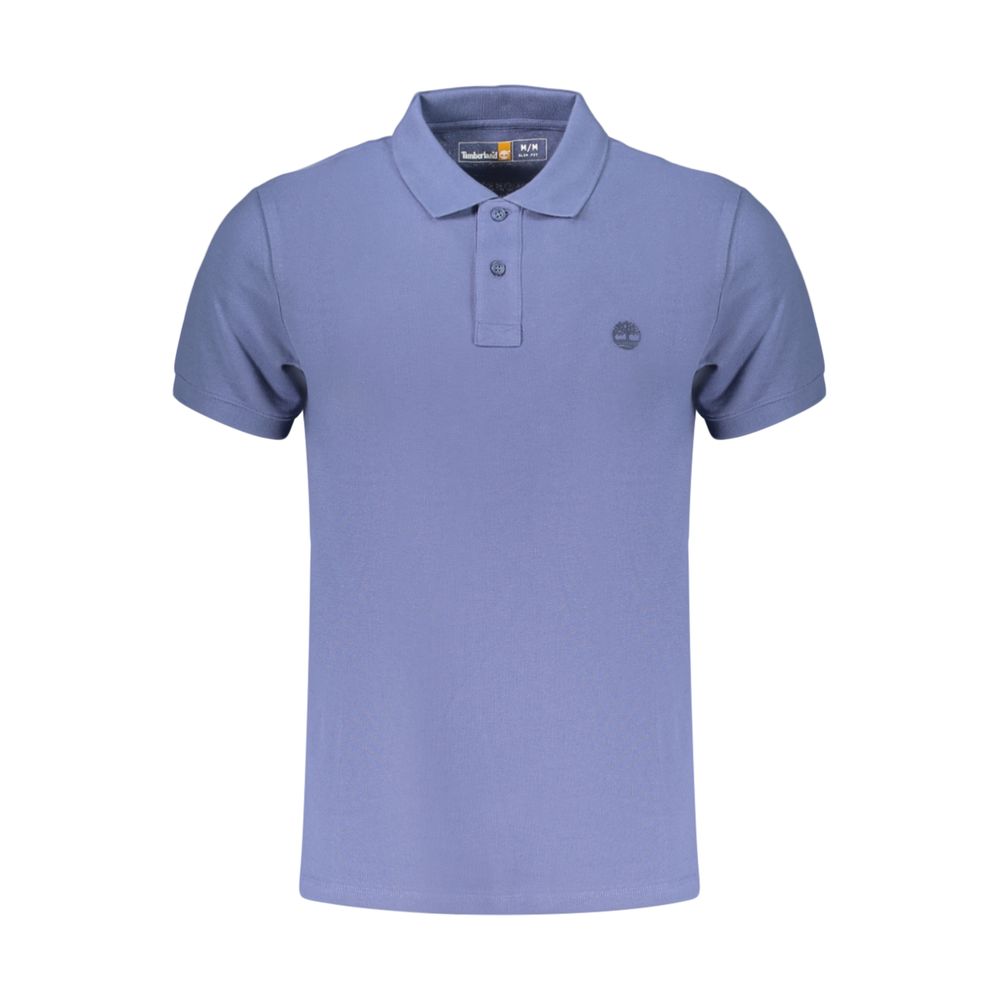Timberland Blue Cotton Men's Polo Shirt - ClickThatClicks 