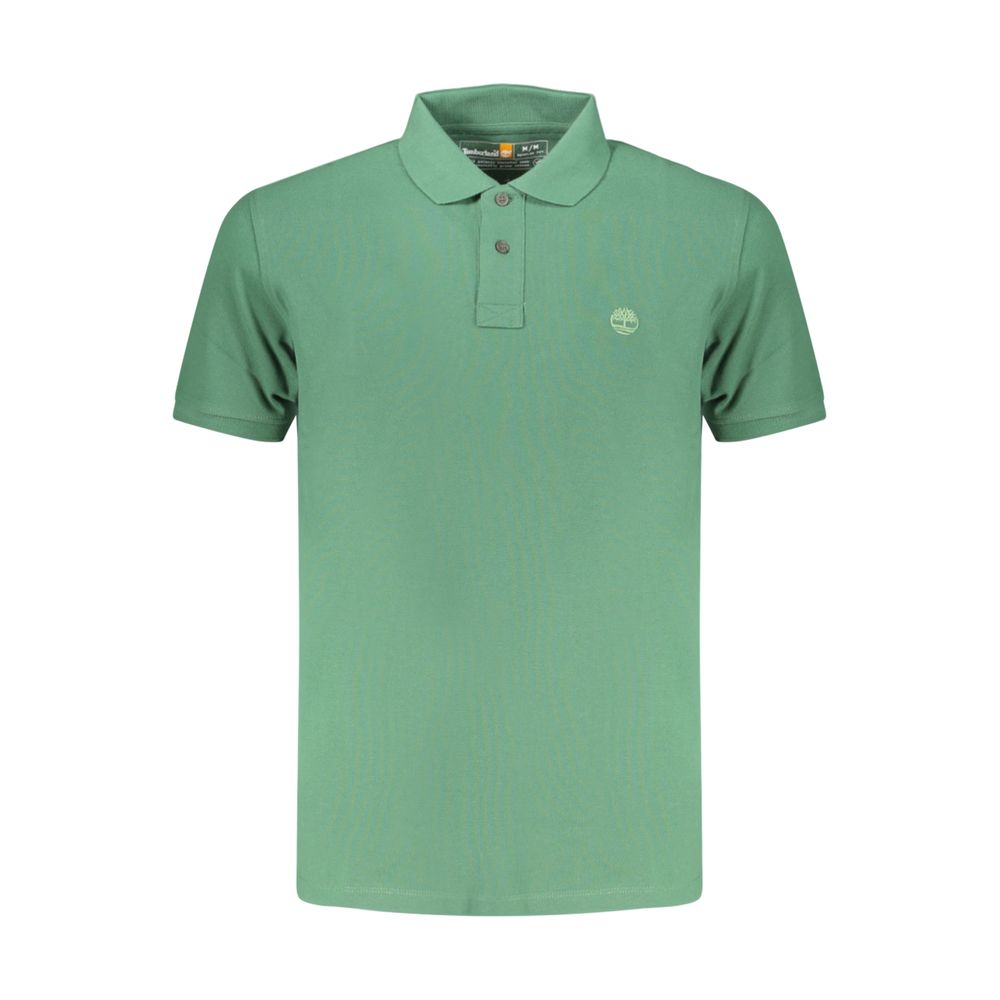 Timberland Verde Cotton Mens Polo Shirt - ClickThatClicks 