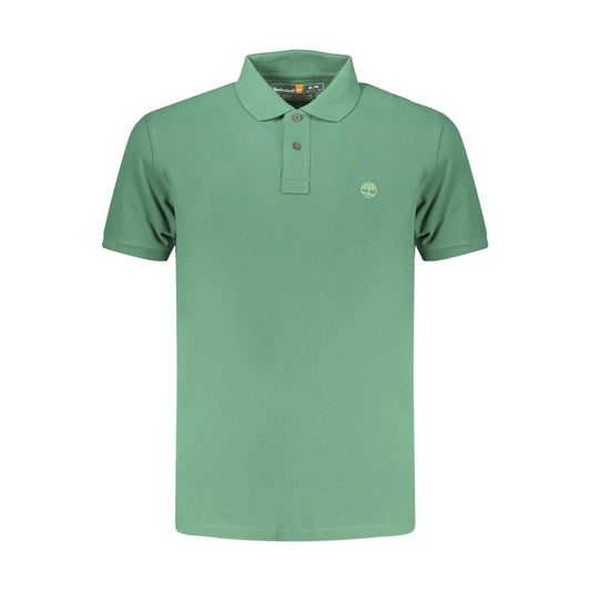 Timberland Verde Cotton Mens Polo Shirt - ClickThatClicks 