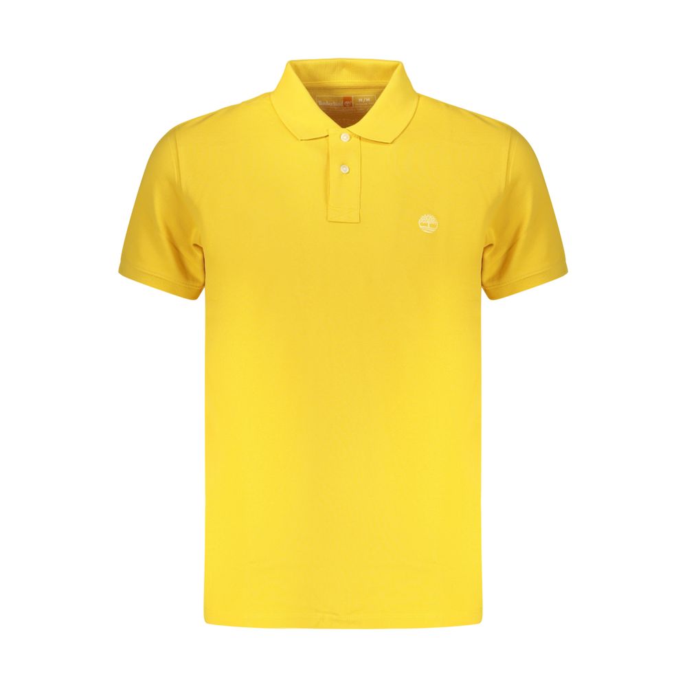 Timberland Yellow Cotton Men Polo - ClickThatClicks 