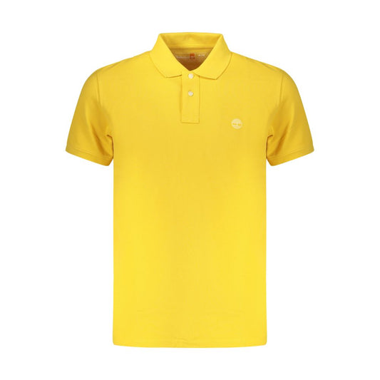 Timberland Yellow Cotton Men Polo - ClickThatClicks 