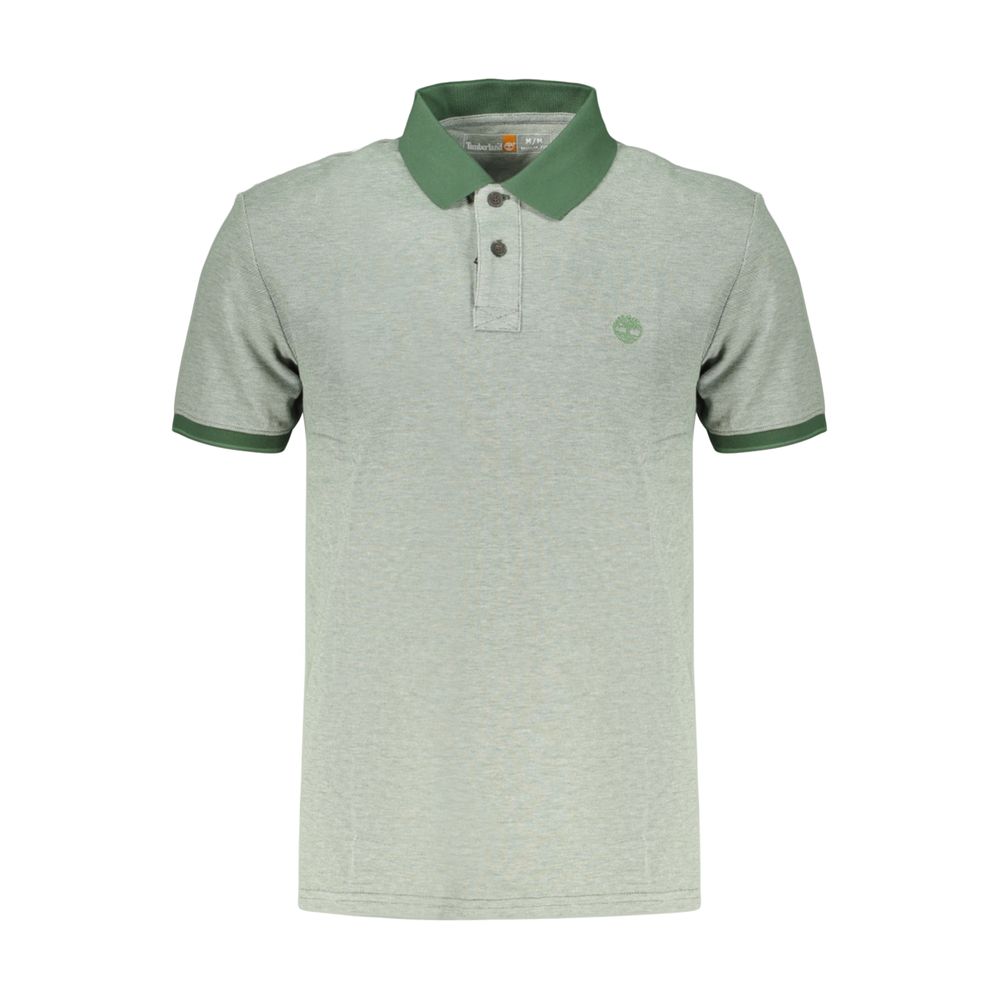 Timberland Verde Cotton Mens Polo - ClickThatClicks 