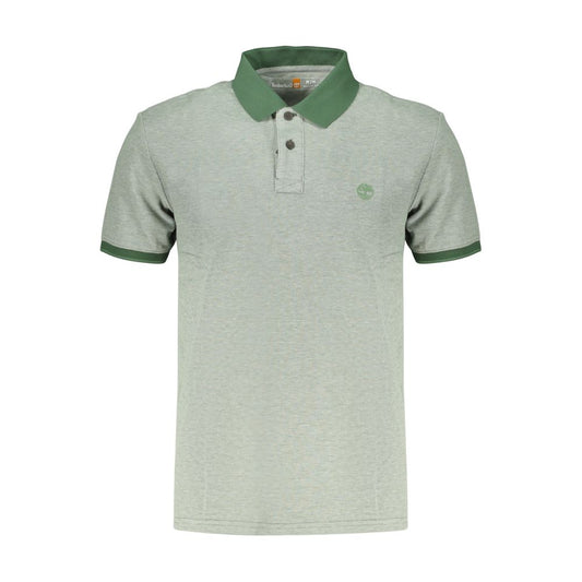 Timberland Verde Cotton Mens Polo - ClickThatClicks 