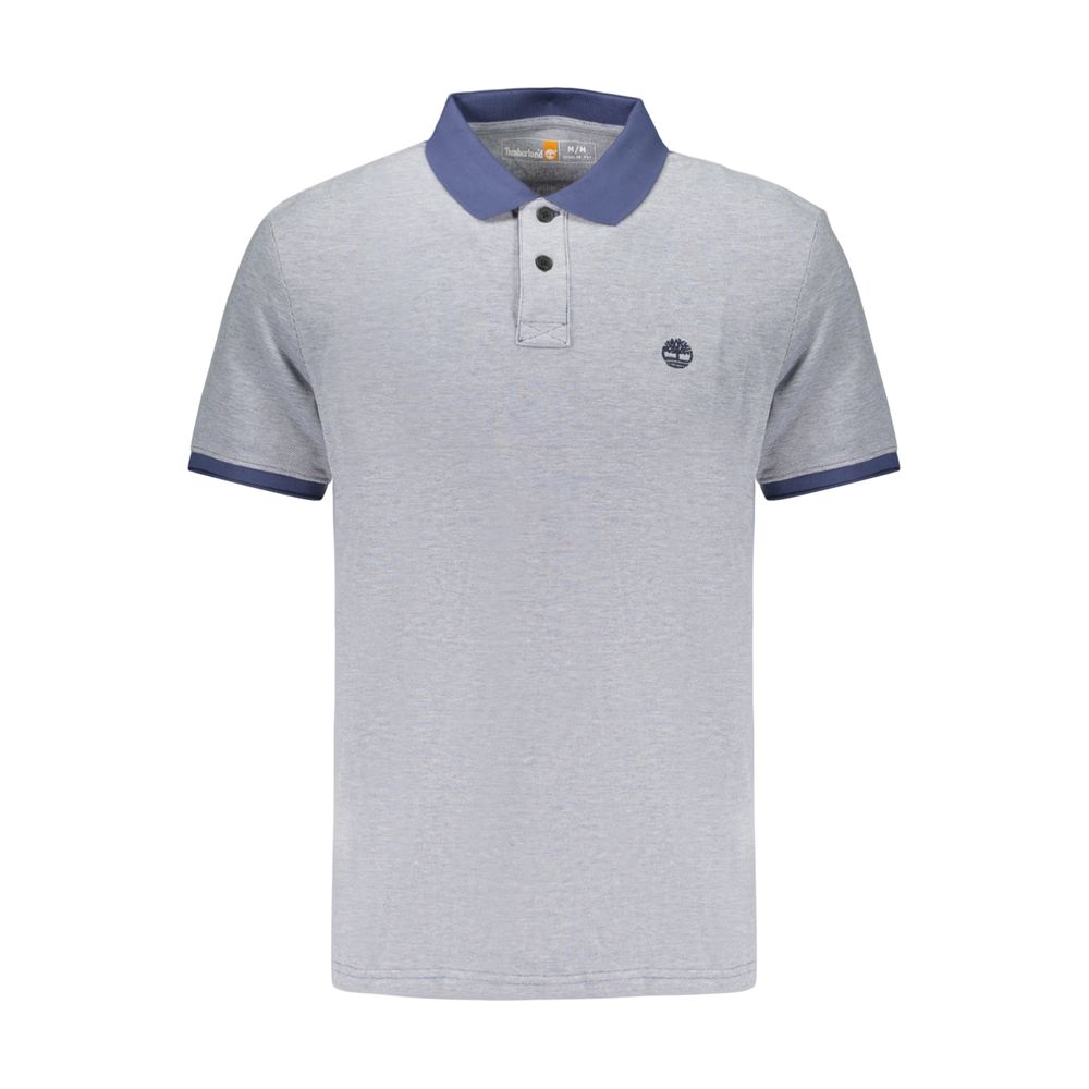 Timberland Blue Cotton Men's Polo - ClickThatClicks 
