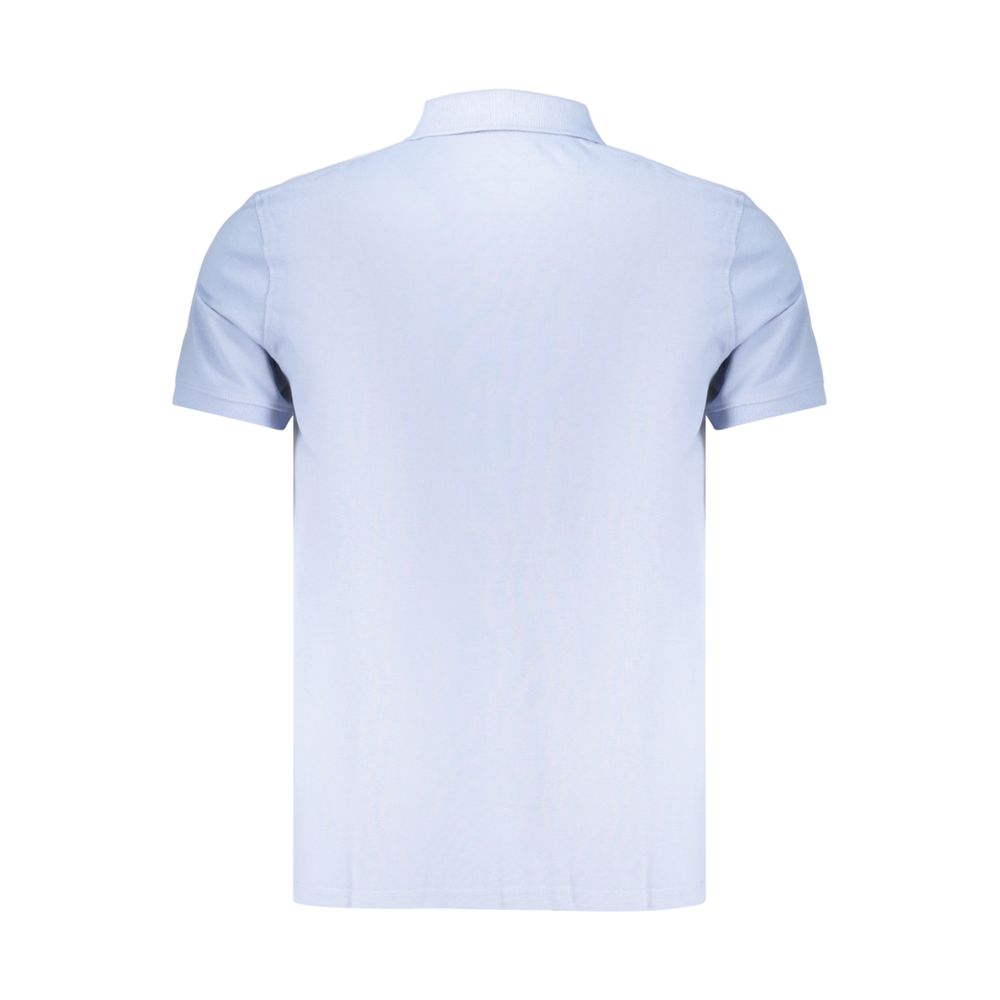 Timberland Azzurro Cotton Men's Polo - ClickThatClicks 