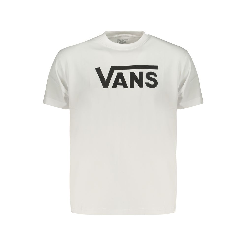 Vans White Cotton Men's T-Shirt - ClickThatClicks 