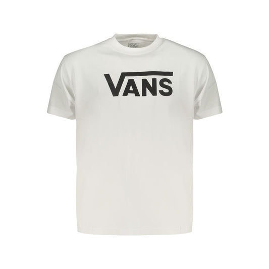 Vans White Cotton Men's T-Shirt - ClickThatClicks 