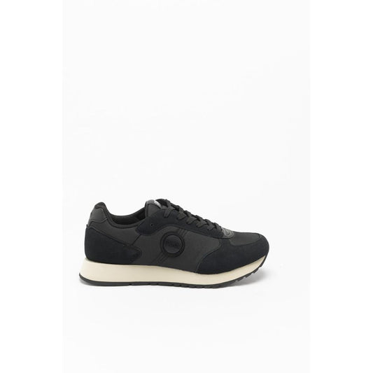 Colmar Black Nylon Low Top Sneakers