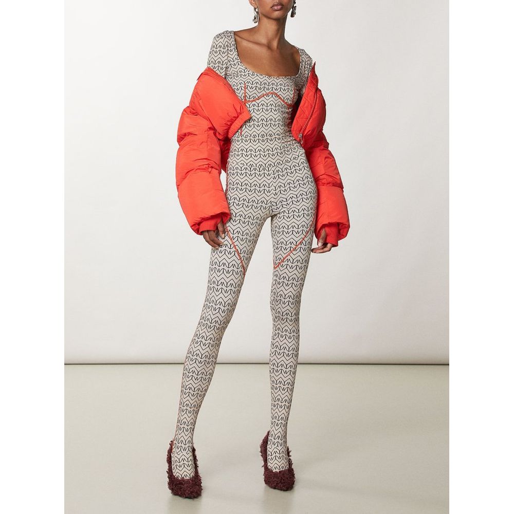 Patrizia Pepe Bicolor Polyamide Athletic Pants