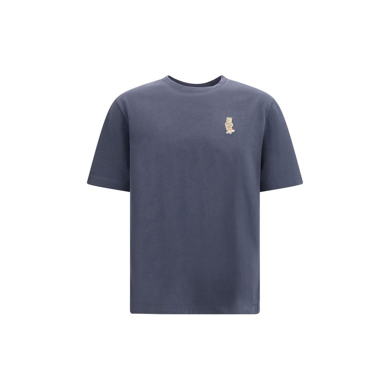 Maison Kitsuné Blue Cotton T-Shirt