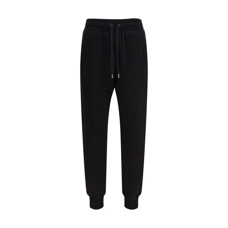 Dolce & Gabbana Black Cotton Casual Pants