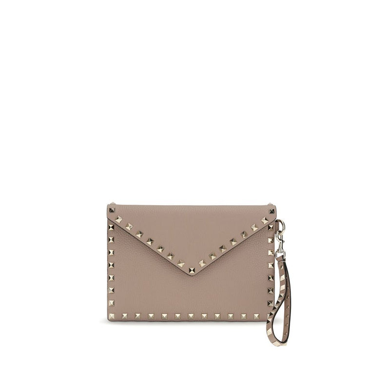 Valentino Garavani Pink Calf Leather Bos Taurus Wallet