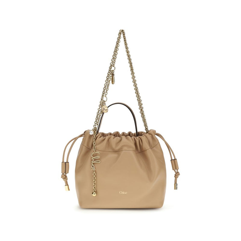 Chloé Beige Lamb Ovis Aries Aries Shoulder Bag